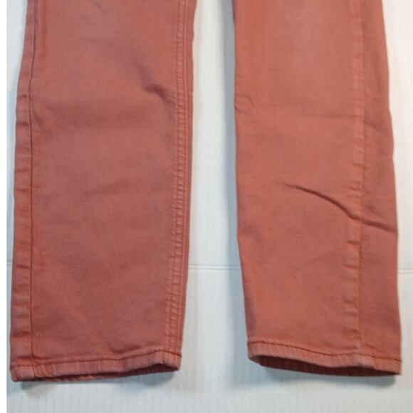 Old Navy Rockstar Girls Super Skinny Salmon Colored Jeans - Size 12 - Picture 3 of 5